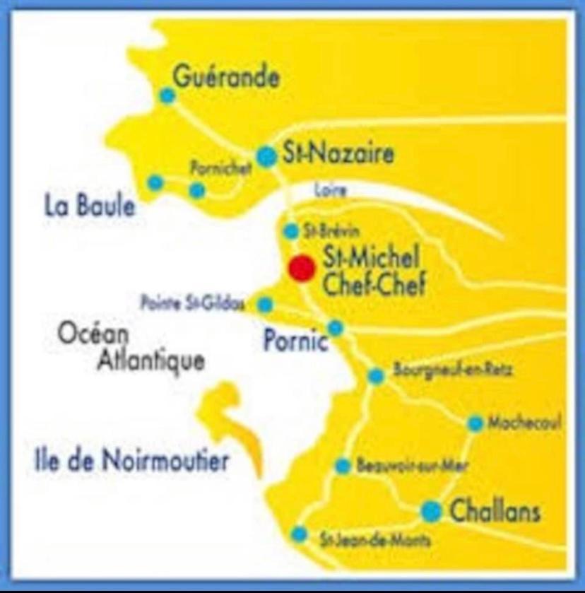 Vila Chez Karine Et Rodolphe Saint-Michel-Chef-Chef Exteriér fotografie